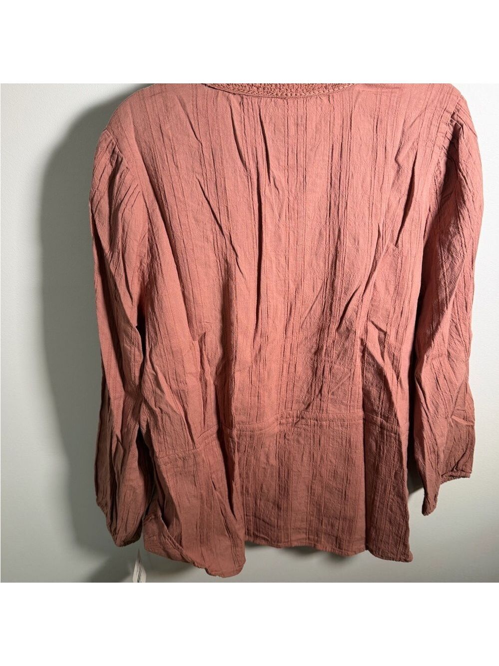 Terracotta Blouse XL New With Tags - Picture 3 of 7